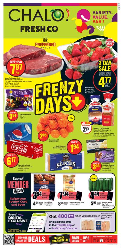 Chalo! FreshCo (West) Flyer June 29 to July 5