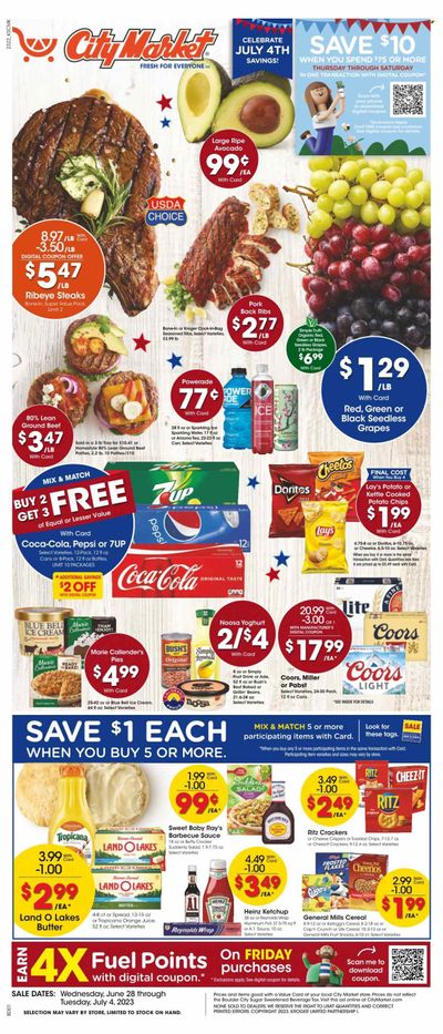 City Market (CO, UT, WY) Weekly Ad Flyer Specials June 28 to July 4, 2023