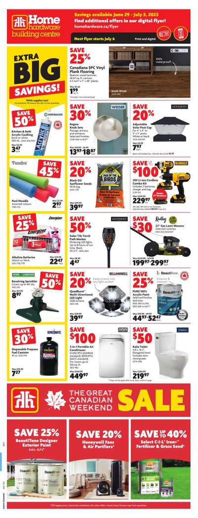 Home Hardware Building Centre (Atlantic) Flyer June 29 to July 5