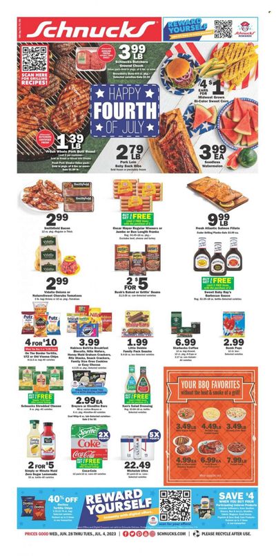Schnucks (IA, IL, IN, MO) Weekly Ad Flyer Specials June 28 to July 4, 2023