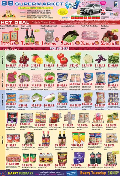 88 Supermarket Flyer June 29 to July 5