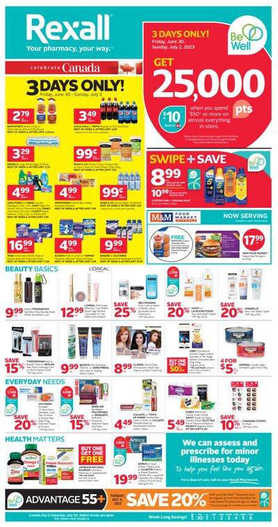 Rexall (BC) Flyer June 30 to July 6