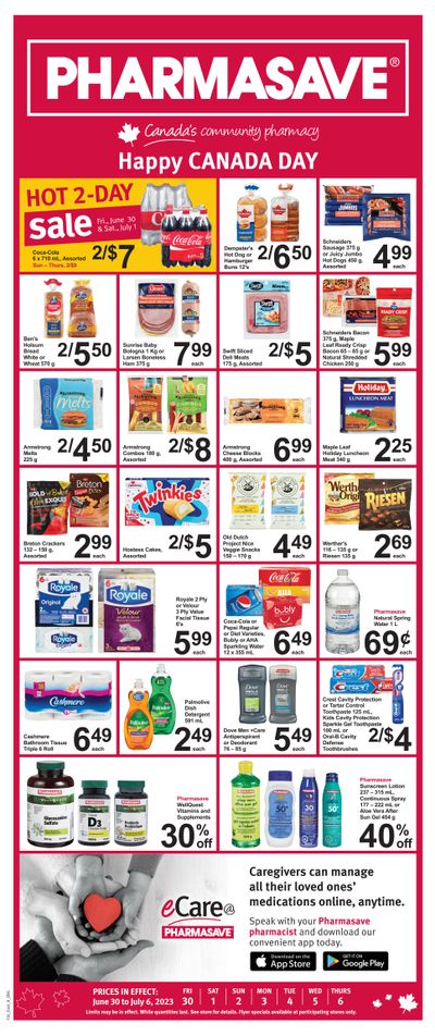 Pharmasave (Atlantic) Flyer June 30 to July 6
