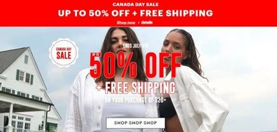 Ardene Canada Day Sale: Save up to 50% off + FREE Shipping