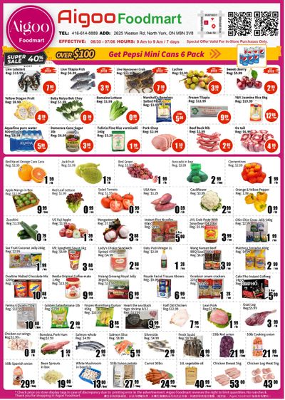 Aigoo Foodmart Flyer June 30 to July 6