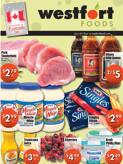 Westfort Foods Flyer June 30 to July 6