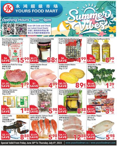 Yours Food Mart Flyer June 30 to July 6