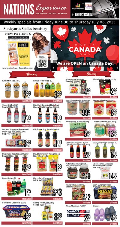 Nations Fresh Foods (Toronto) Flyer June 30 to July 6