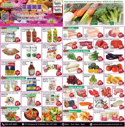 Ethnic Supermarket (Milton) Flyer June 30 to July 6