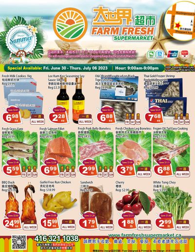 Farm Fresh Supermarket Flyer June 30 to July 6