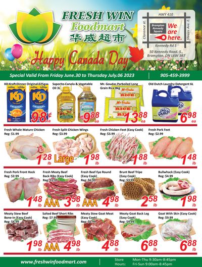 Fresh Win Foodmart Flyer June 30 to July 6