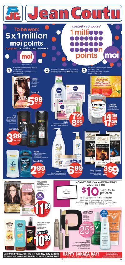 Jean Coutu (ON) Flyer June 30 to July 6