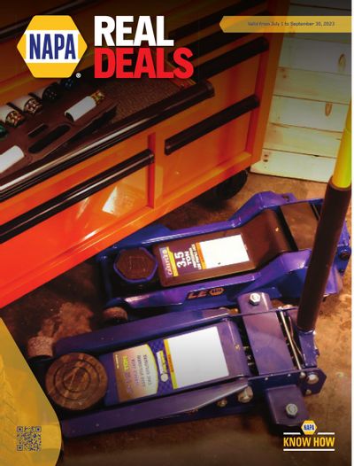 NAPA Auto Parts Real Deals Flyer July 1 to September 30
