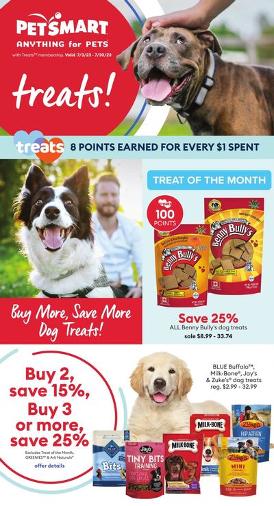 PetSmart Treats Look Book July 3 to 30