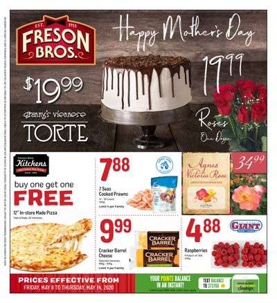 Freson Bros. Flyer May 8 to 14