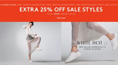 Naturalizer Canada Sale on Sale: Save An Extra 25% off Sale Style with Coupon Code