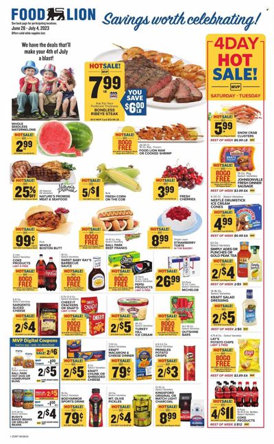 Food Lion (GA) Weekly Ad Flyer Specials June 28 to July 4, 2023