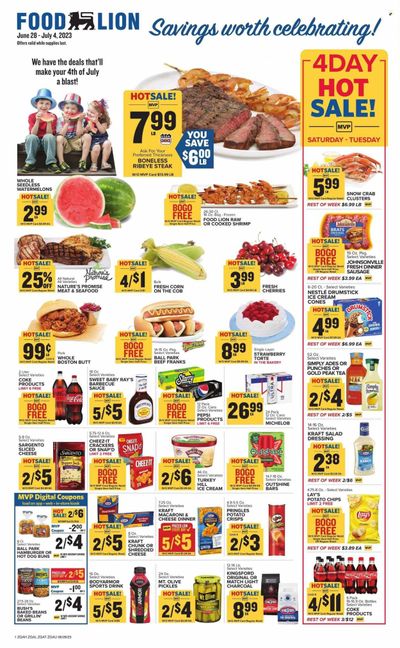 Food Lion (GA) Weekly Ad Flyer Specials June 28 to July 4, 2023