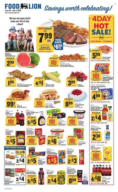 Food Lion (KY) Weekly Ad Flyer Specials June 28 to July 4, 2023