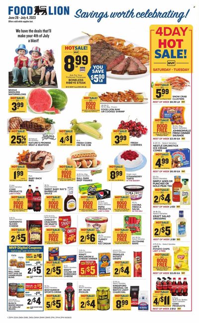 Food Lion (MD) Weekly Ad Flyer Specials June 28 to July 4, 2023