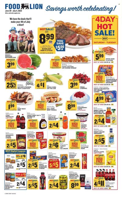 Food Lion (MD) Weekly Ad Flyer Specials June 28 to July 4, 2023