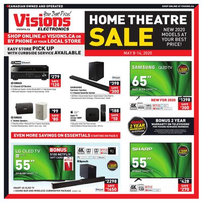 Visions Electronics Flyer May 8 to 14