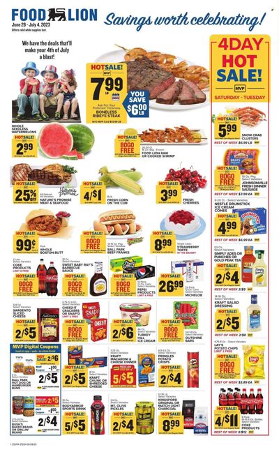 Food Lion (GA) Weekly Ad Flyer Specials June 28 to July 4, 2023
