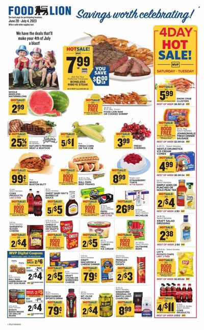 Food Lion (GA) Weekly Ad Flyer Specials June 28 to July 4, 2023