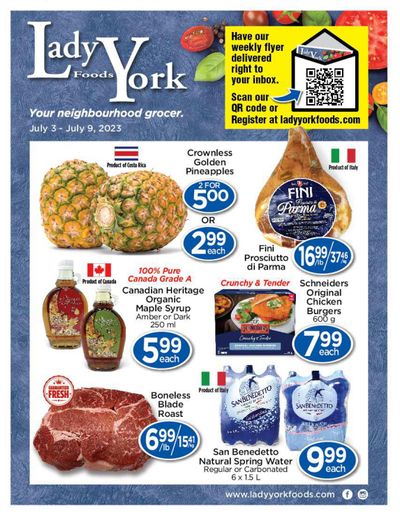 Lady York Foods Flyer July 3 to 9
