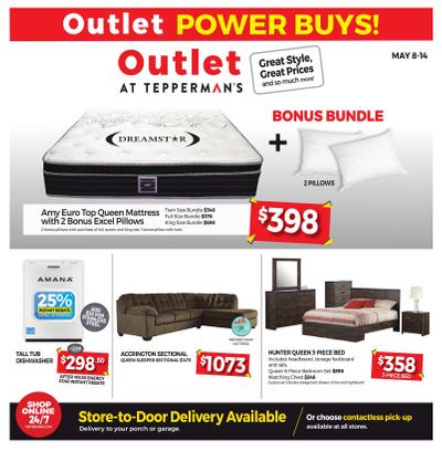 Outlet at Tepperman's Flyer May 8 to 14
