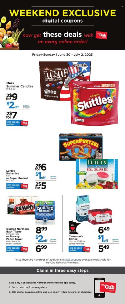 Cub Foods (MN) Weekly Ad Flyer Specials June 30 to July 2, 2023