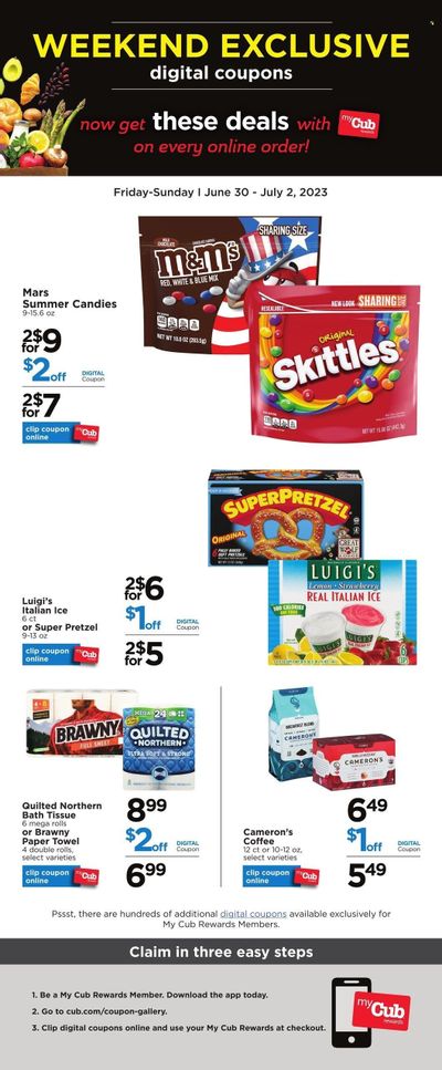 Cub Foods (IL) Weekly Ad Flyer Specials June 30 to July 2, 2023