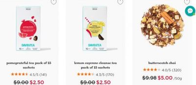 DAVIDsTEA Canada Sale Into Summer: Get up to 50% off Select Items