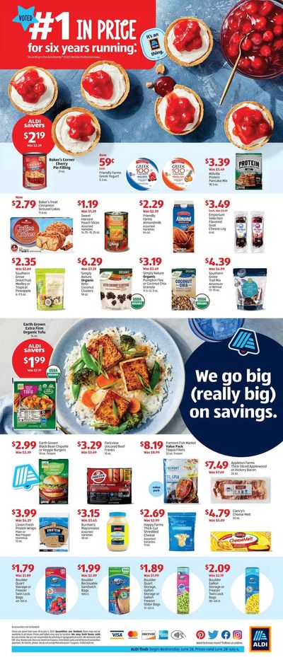 ALDI (AR, IA, IL, IN, OK, TX, WI) Weekly Ad Flyer Specials June 28 to July 4, 2023