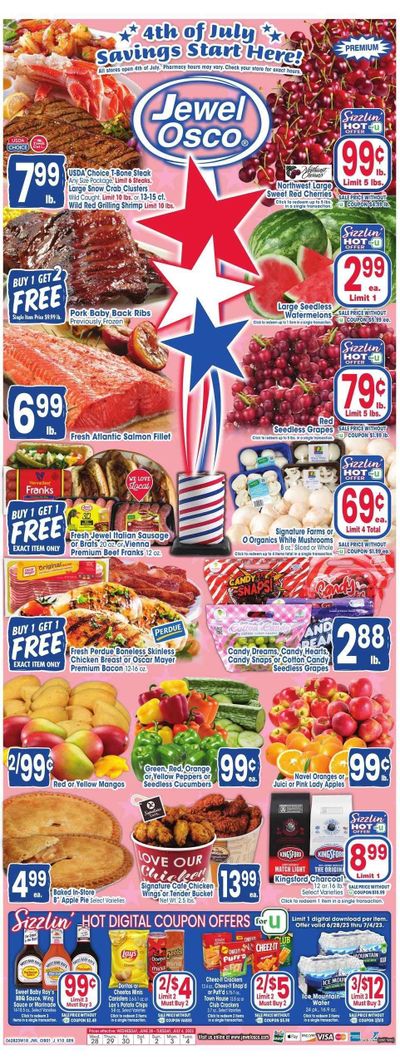 Jewel Osco (IL) Weekly Ad Flyer Specials June 28 to July 4, 2023