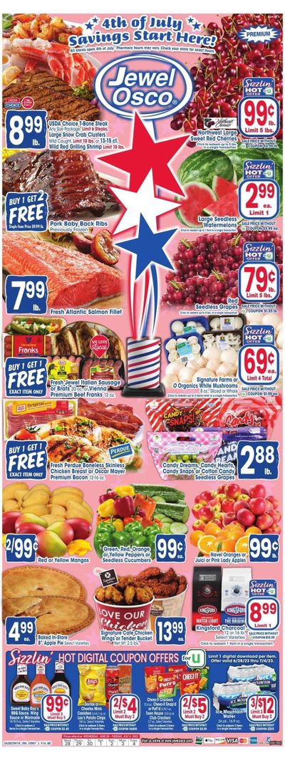 Jewel Osco (IL) Weekly Ad Flyer Specials June 28 to July 4, 2023