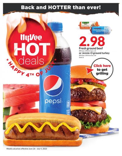 Hy-Vee (IA, IL, MN, MO, SD) Weekly Ad Flyer Specials June 26 to July 4, 2023