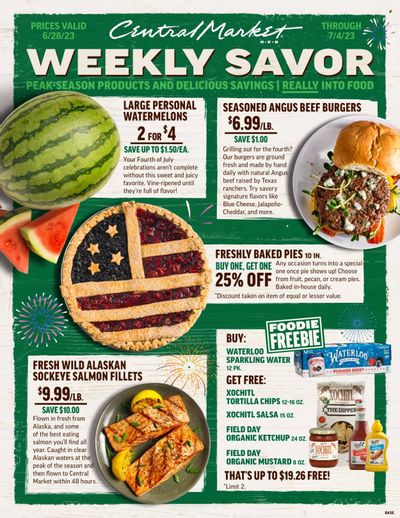 Central Market (TX) Weekly Ad Flyer Specials June 28 to July 4, 2023