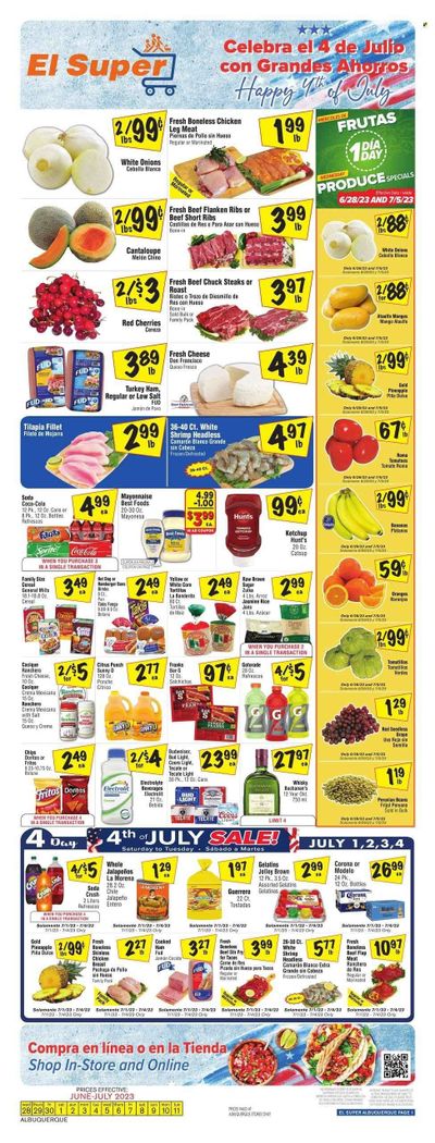 El Super (NM) Weekly Ad Flyer Specials June 28 to July 4, 2023