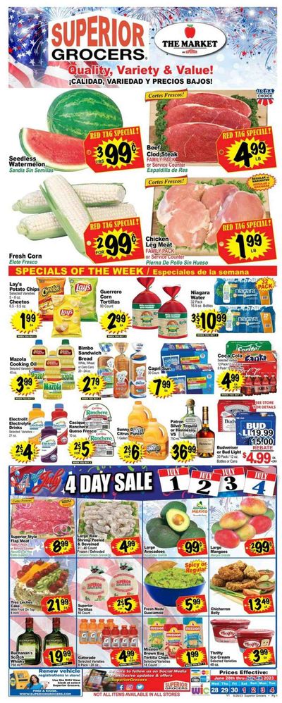 Superior Grocers (CA) Weekly Ad Flyer Specials June 28 to July 4, 2023