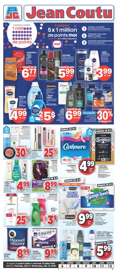 Jean Coutu (QC) Flyer July 6 to 12