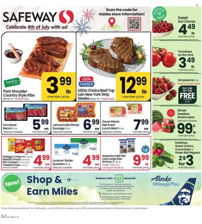 Safeway (AK) Weekly Ad Flyer Specials June 28 to July 4, 2023