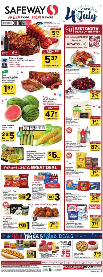 Safeway (CO) Weekly Ad Flyer Specials June 28 to July 4, 2023