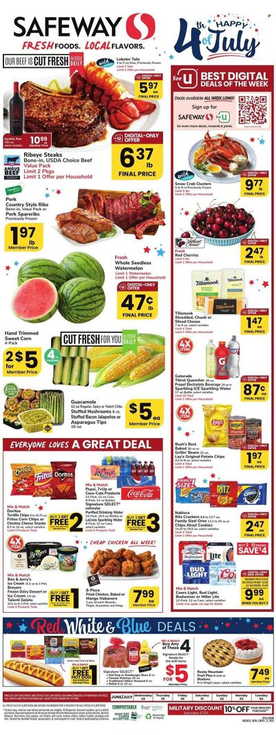 Safeway (CO) Weekly Ad Flyer Specials June 28 to July 4, 2023