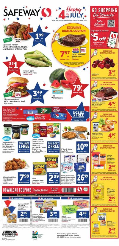Safeway (HI) Weekly Ad Flyer Specials June 28 to July 4, 2023