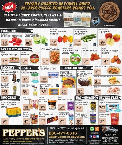 Pepper's Foods Flyer July 4 to 10