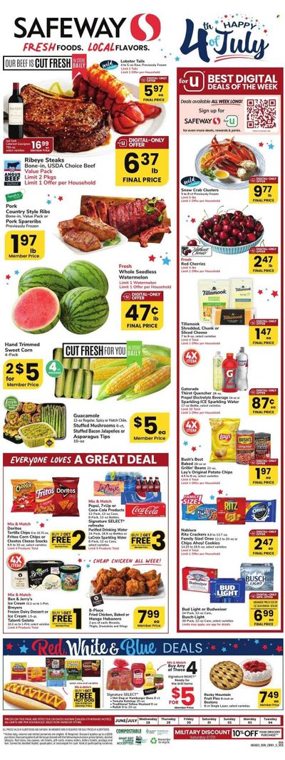 Safeway (SD) Weekly Ad Flyer Specials June 28 to July 4, 2023
