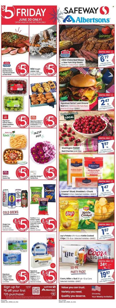 Safeway (WA) Weekly Ad Flyer Specials June 28 to July 4, 2023