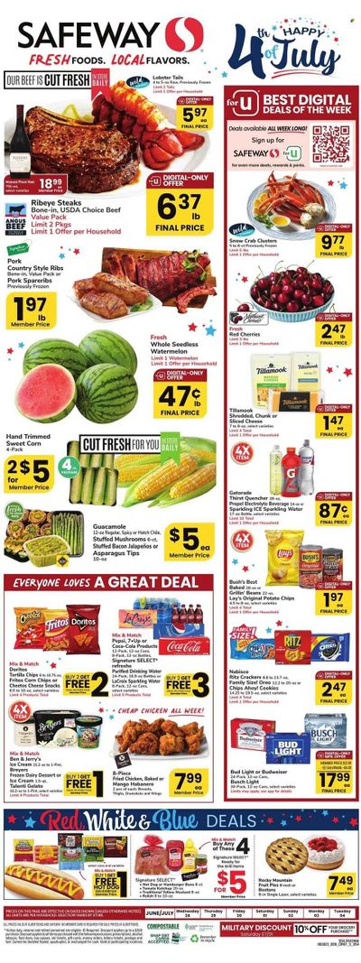 Safeway (WY) Weekly Ad Flyer Specials June 28 to July 4, 2023