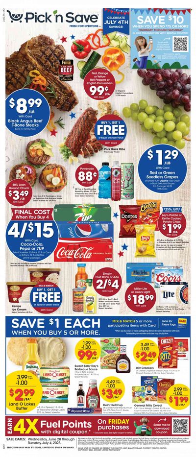 Pick ‘n Save (WI) Weekly Ad Flyer Specials June 28 to July 4, 2023